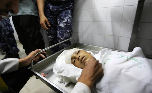 الشهيد الطفل ياسر ابو النجا - صورة apa