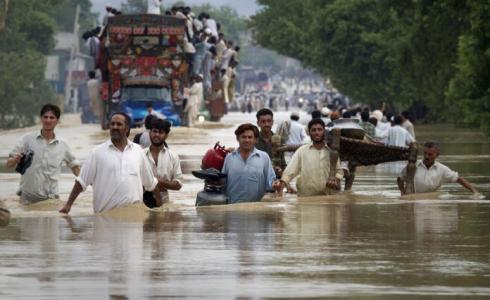  الفيضانات في باكستان -أرشيف-