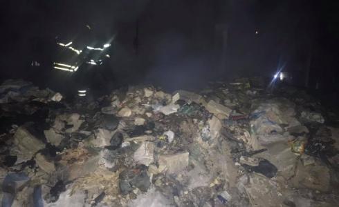 حريق لمكب نفايات في حي الشواهنة