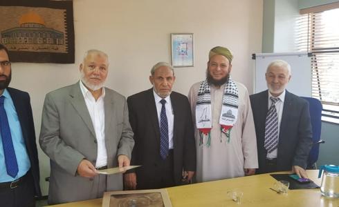 أبو راس يلتقي برئيس جمعية العلماء المسلمين في جنوب افريقيا