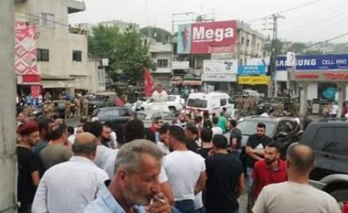 لحظة اطلاق النار على موكب صالح الغريب