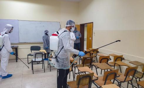 جامعة القدس تنهي عملية تعقيم شامل تحسبًا من فيروس كورونا