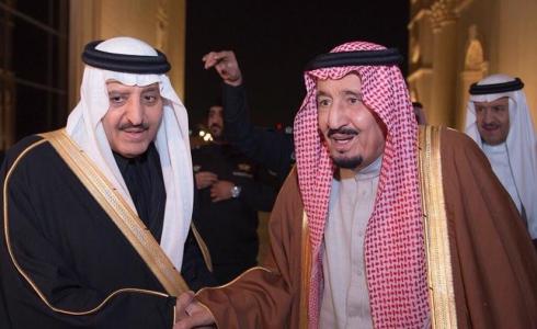 الملك سلمان وشقيقه الأمير أحمد بن عبد العزيز  -صورة أرشيفية-