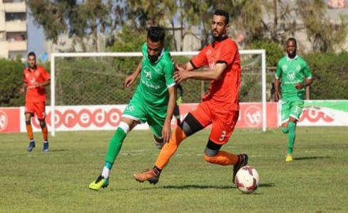 مباراة من بطولة الدوري في غزة - ارشيف