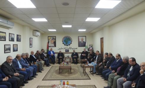 جمعية رجال الاعمال تستقبل محافظ غزة " أبو النجا"