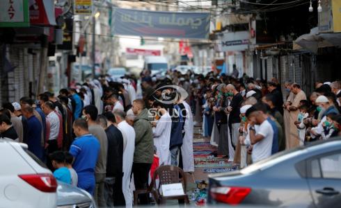 صلاة عيد الفطر في غزة