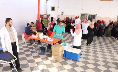 جامعة الأقصى تنظم  حملة لتبرع بالدم