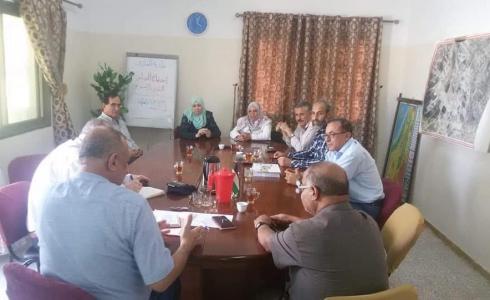 مجلس بلدي المغازي يعقد الاجتماع الدوري لتقيم المشاريع