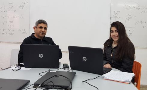 الطالبة ندين سلامة