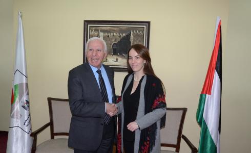 الاحمد يستقبل  رئيسة الاتحاد البرلمان الدولي