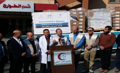 الصحة بغزة تعلن وصول شحنة جديدة من الأدوية