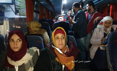 الفوج الأول من معتمري غزة يستعد للمغادرة