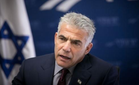 وزير الخارجية الاسرائيلي يائير لابيدj