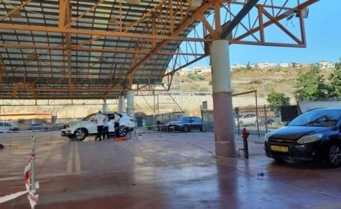 محطة فحص كورونا في أم الفحم 