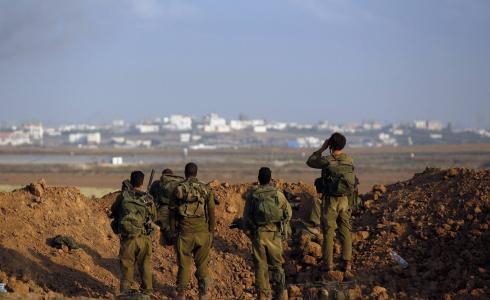 جنود جيش الاحتلال على حدود غزة.jpg