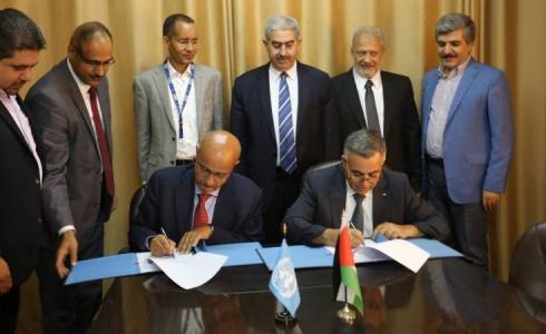 الأعرج والشقرا يوقعان إطارا مرجعيا لدعم المؤسسات الفلسطينية