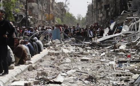 مخيم اليرموك للاجئين الفلسطينيين في سوريا