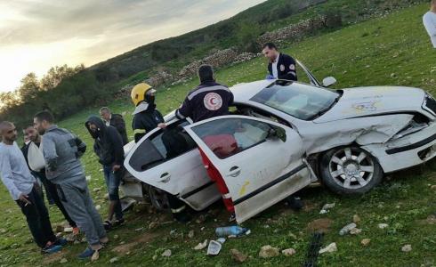 حادث السير شمال قلقيلية