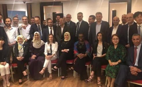  لقاء أحمد أبو هولي مع السفير الياباني