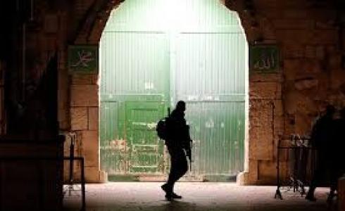 جندي اسرائيلي في مدينة القدس