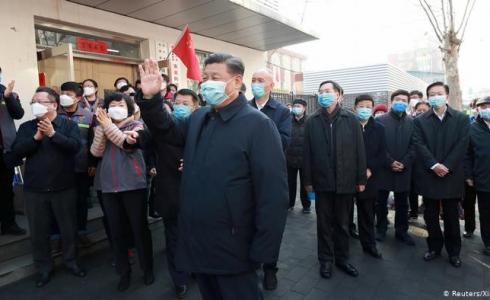  الرئيس الصيني شي جين بينغ يصل إلى مدينة ووهان بؤرة تفشي فيروس كورونا