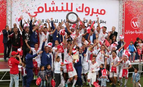 فريق شباب خانيونس بطل دوري وكأس غزة لكرة القدم