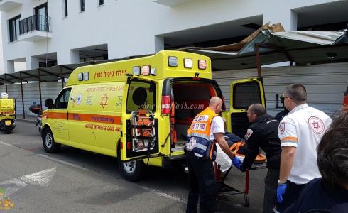 إصابة بجراح متوسطة لسائق شاحنة في الجليل