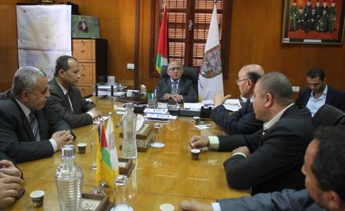 وفد رفيع المستوى من مديرية تعليم غرب غزة يزور رئيس بلدية غزة
