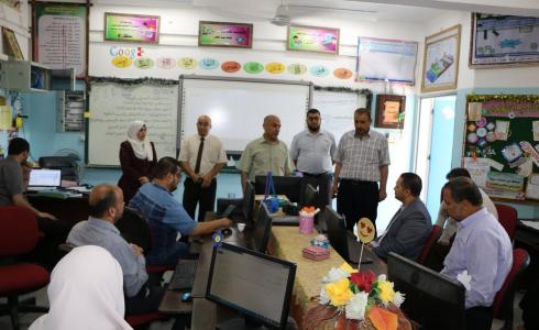 تربية الوسطى تفتتح دورة إدارة الصفوف الافتراضية لمدراء المدارس