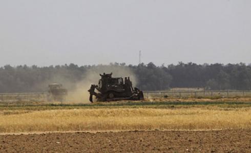 توغل إسرائيلي على حدود قطاع غزة