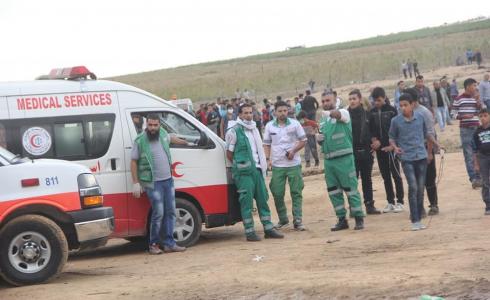 الخدمات الطبية في مسيرات العودة