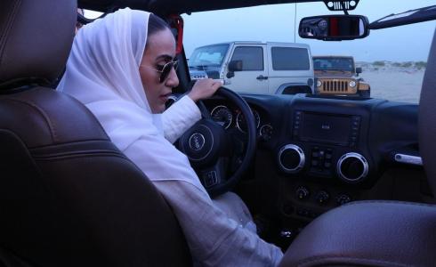 مغامرة فتيات سعوديات فوق رمال الصحراء