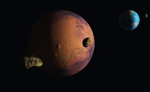 المريخ والأرض
