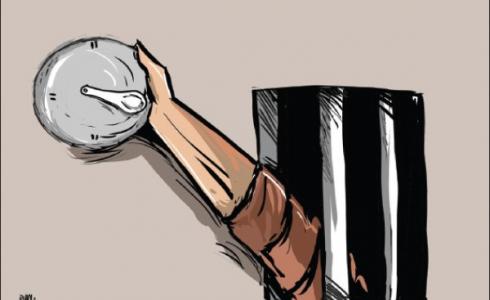 إضراب الأسرى الإداريين داخل سجون الاحتلال عن الطعام- توضيحية