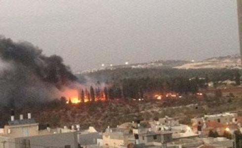 اندلاع حريق في منطقة أحراش بأم الفحم