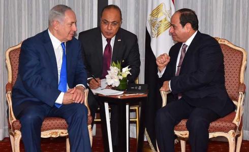 اجتماع بين الرئيس المصري السيسي ورئيس الوزراء الإسرائيلي بنيامين نتنياهو - توضيحية