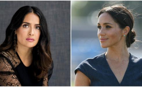 ميغان ماركل وسلمى حايك- ارشيفية-