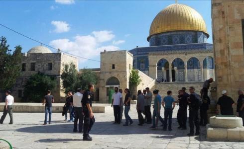 اقتحام باحات المسجد الأقصى