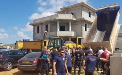 الطيرة تتصدى لهدم منزل يحيى سلطاني