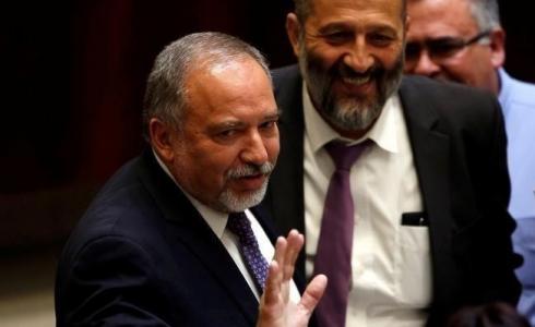  أرييه درعي وأفيغدور ليبرمان