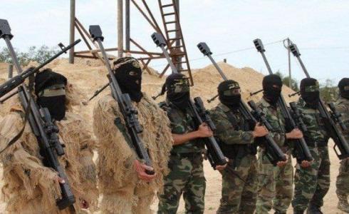 مقاتلو سرايا القدس الجناح العسكري لحركة الجهاد الإسلامي