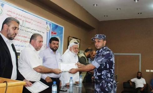 النائب سلامة يشارك في حفل تكريم أفراد جهاز حفظ النظام والتدخل في المحافظة الوسطى