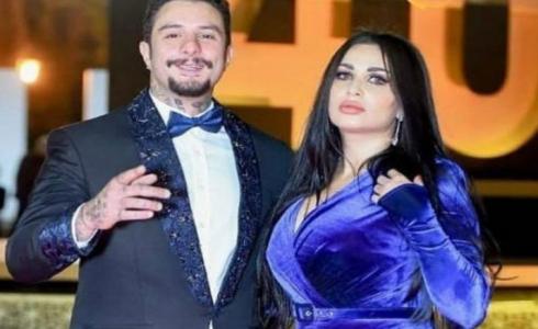 أحمد الفيشاوي وزوجته ندى كامل