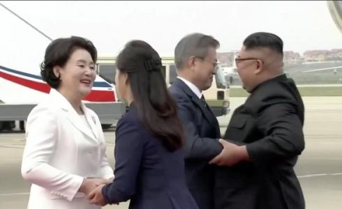 زعيما كوريا الشمالية والجنوبية