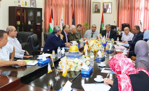 جامعة الأقصى تستقبل وفداً من مركز الناصرة للثقافة والتنمية