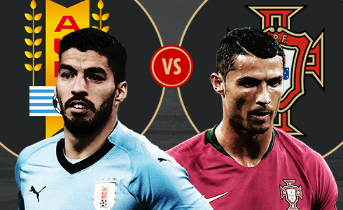 قمة نارية الليلة بين البرتغال و الأوروغواي في مونديال روسيا 2018