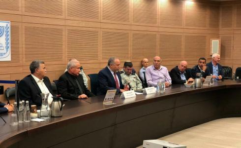 ليبرمان امام لجنة الأمن والخارجية في الكنيست