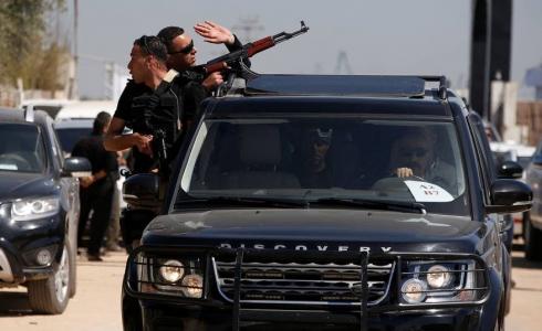 موكب وزراء حكومة الوفاق الوطني على معبر إيرز  - أرشيفية