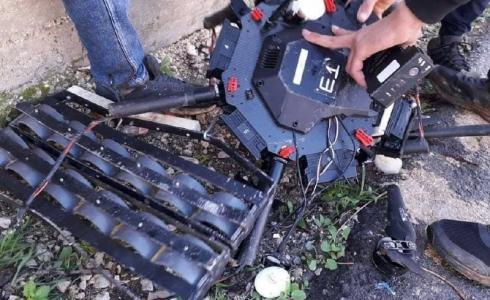 شُبان يسقطون طائرة مسيرة للاحتلال في قلقيلية