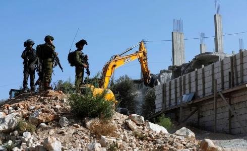 الاحتلال يهدم منازل في الولجة بيت لحم- توضيحية